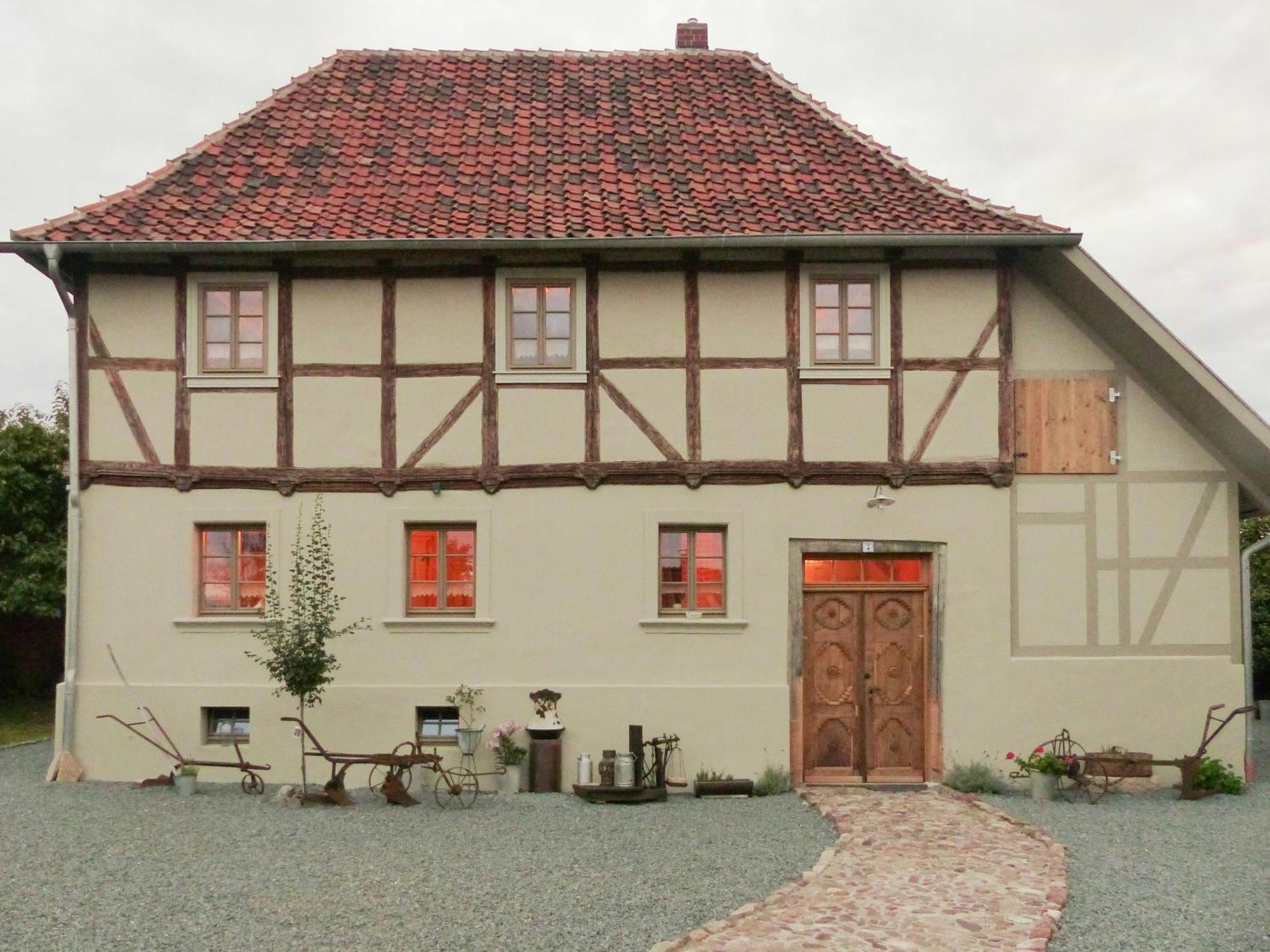 330 Jahre Altes Bauernhaus Im Harz Villa Ballenstedt Exterior photo